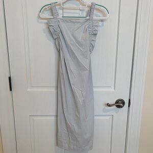 Elegant Gray Sleeveless Dress